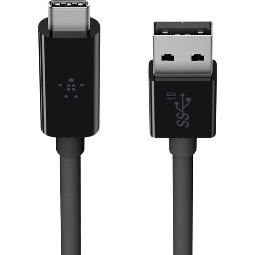 [109111] Belkin USB 3.1 SuperSpeed Cable USB-C to USB-A 1m black