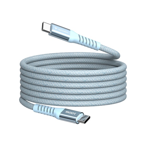 [138793] Verbatim Sync&Charge 100W 120cm USB-C/USB-C Magnetic blau  31856