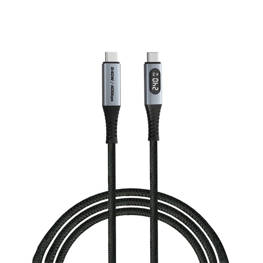 [138856] Verbatim Sync&Charge 240W 120cm USB-C/USB-C inkl. Display  31849