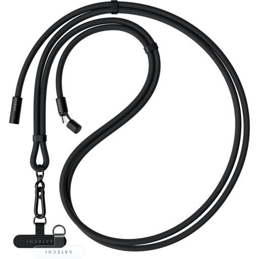 [166793] Satechi OntheGo Crossbody Lanyard Cable Black