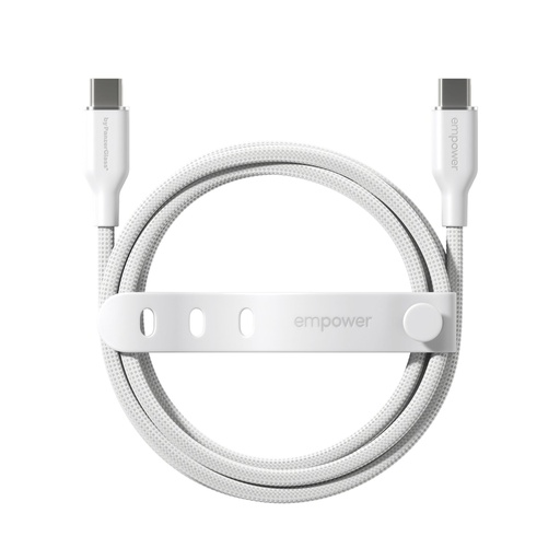 [198300] PanzerGlass empower 60W USB-C to USB-C Cable USB 2.0 2M White