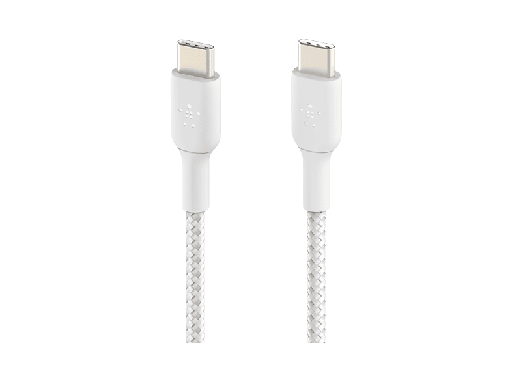 [227588] Belkin USB-C/USB-c Kabel 240W 3m geflochten, weiß    CAB025hq3MWH