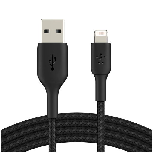 [528964] Belkin Lightning to USB-A Cable 3m, braided, mfi cert, black