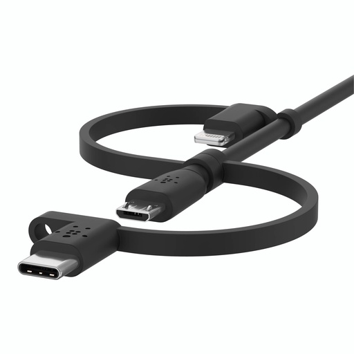 [570334] Belkin BOOST Charge Univ. Cable 1,2m Lightn./Micro/USB-C - USB-A