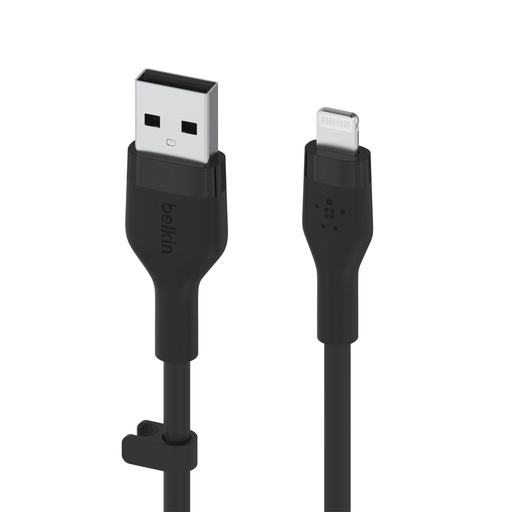 [694353] Belkin Flex Lightning/USB-A 1m mfi cert., black CAA008bt1MBK