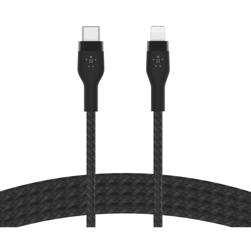 [695284] Belkin Flex Lightning/USB-C 15W 2m mfi. cert. black CAA011bt2MBK