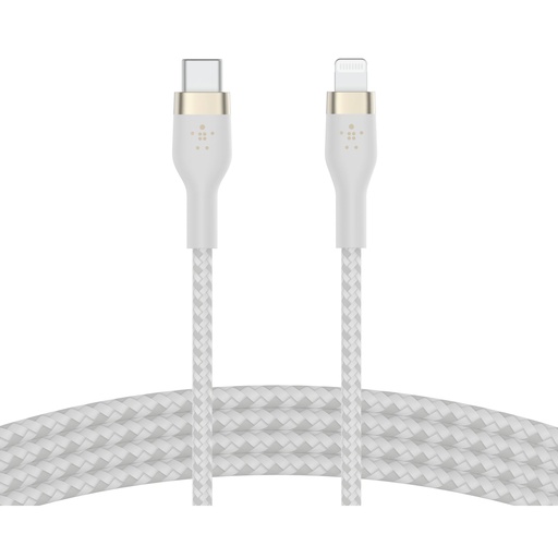 [695494] Belkin Flex Lightning/USB-C 15W 2m mfi. cert. white CAA011bt2MWH