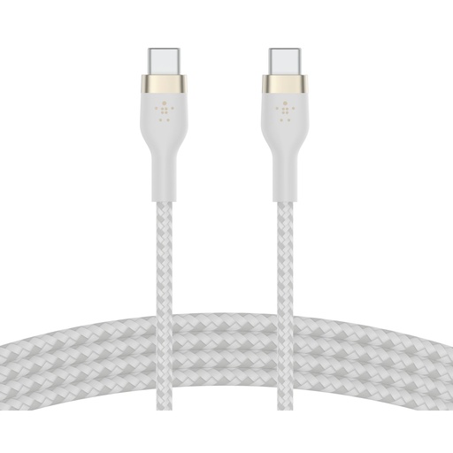 [695536] Belkin Flex USB-C/USB-C till 60W 2m, white CAB011bt2MWH
