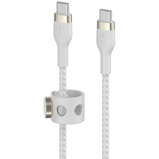 [695550] Belkin Flex USB-C/USB-C till 60W 3m, white CAB011bt3MWH