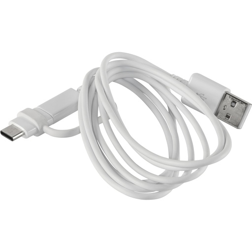 [711776] Samsung Datenkabel Micro-USB zu USB-A inkl USB-C Adapter - bulk