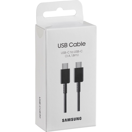 [711783] Samsung USB-C zu USB-C Kabel EP-DX310 (3A) 1,8m Black - bulk